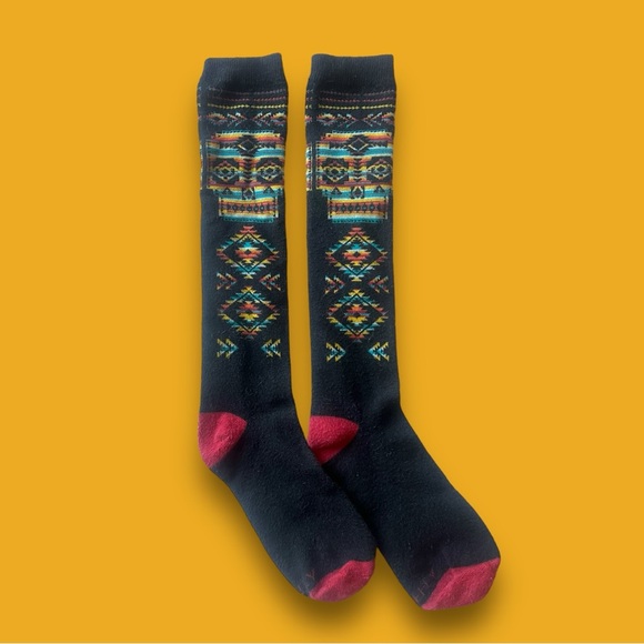 Y2K VINTAGE Loungefly Socks Tribal Alternative Alt-Style Unique Punk Emo Goth - Picture 1 of 3